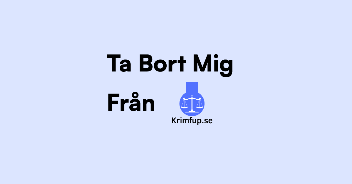 Ta Bort Mig Från Krimfup